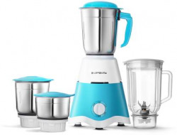 Longway - Super Dlx 750 Juicer Mixer Grinder (4 Jars, White & Blue)