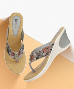 Denill Women Grey Heels