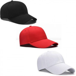 GET FIT Solid Sports/Regular Cap Cap(Pack of 3)
