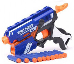 Aarna Manual Soft Bullet Shooting Pistol Toy Gun Guns & Darts(Multicolor)
