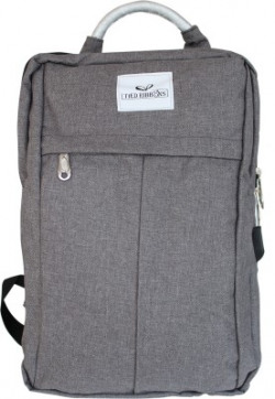 Tied Ribbons Laptop Bag Backpack with 3 Compartment and USB Charging Point(Gray) 20 L Backpack(Grey)