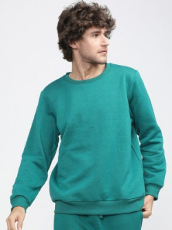 Highlander Full Sleeve Self Design Men Sweatshirt