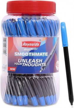 Reynolds SMOOTHMATE Ball Pen(Pack of 40, Blue)