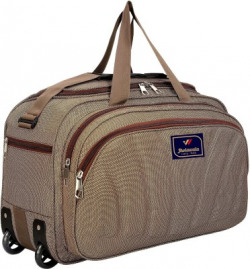 Jholawala (Expandable) 62 L Carrycase Tours & Travel Luggage bags - Brown - Large Capacity Duffel With Wheels (Strolley)