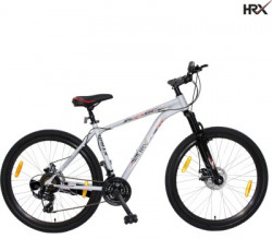 HRX XTRM MTB 500 85% Assembled with Front Suspension 27.5 T Mountain Cycle(21 Gear, Grey)