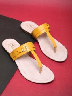 MYRA Women Yellow Flats