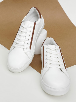HIGHLANDER PU LACE-UP SNEAKERS