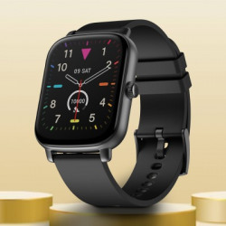 Noise Icon Buzz 1.69 Display with Bluetooth Calling, Built-In Games, Voice Assistant Smartwatch(Black Strap, Regular)
