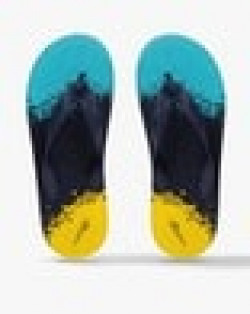 Abstract Print Thong-Strap Flip-Flops