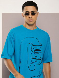 Kook N Keech Printed Drop-Shoulder Sleeves Pure Cotton T-shirt