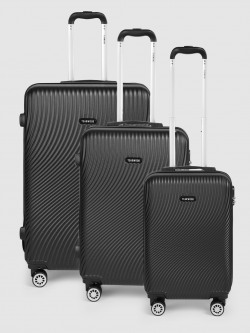 Teakwood Leathers Velvet Set of 3 Trolley Bags 182L