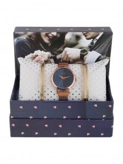 FLUID Women  Watch & Jewellery Gift Set