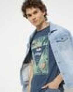 REGULAR FIT GRAPHIC PRINT CREW-NECK T-SHIRT