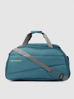 30% Off on Aristocrat Teal Blue Solid Medium Duffel Bag at Myntra