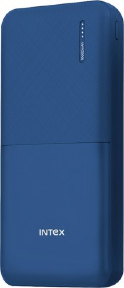 Intex 10000 mAh 12 W Power Bank(Navy Blue, Lithium Polymer, Fast Charg
