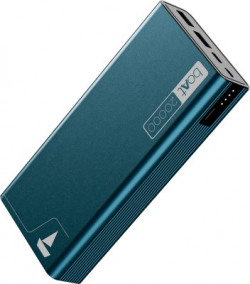 boAt 20000 mAh 22.5 W Power Bank(Steel Blue, Lithium Polymer, Fast Cha