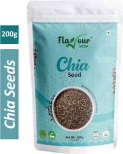 FLAVOUR VEDA RAW CHIA SEEDS FOR WEIGHT LOSS WITH OMEGA 3 , & FIBER, CA