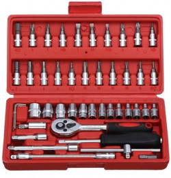 OKASTA HIGH QUALITY 46PCS 1/4-INCH SOCKET SET TOOL RATCHET WRENCH TOOL