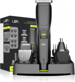 LEPL LT-104 TRIMMER 120 MIN RUNTIME 8 LENGTH SETTINGS(BLACK)