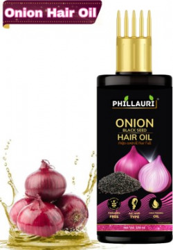 PHILLAURI BLACK SEED ONION HAIR OIL HAIR REGROWTH FOR MEN AND WOMEN BE