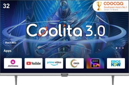 Coocaa 80 cm (32 inch) HD Ready LED Smart Coolita TV 2024 Edition with