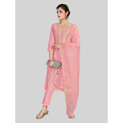 TAVAS Ethnic Motifs Embroidered Unstitched Dress Material