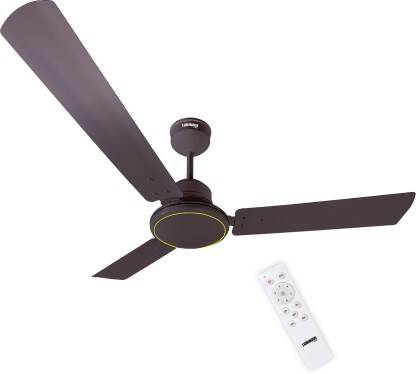 LUMINOUS Josh BLDC 5 Star 1200 mm 3 Blade Ceiling Fan(Smoke Brown | Pa
