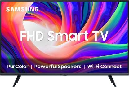 SAMSUNG 108 cm (43 inch) Full HD LED Smart Tizen TV with 300+ Free Cha