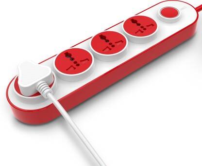GM 3257 OOOH 4+1 POWER STRIP WITH MASTER SWITCH, INDICATOR, SAFETY SHU