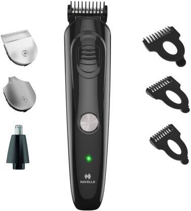 HAVELLS GS6400 Grooming Kit 50 mins Runtime 6 Length Settings(Black)