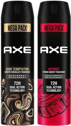 AXE DARK TEMPTATION & INTENSE DEODORANT SPRAY - FOR MEN(430 ML, PACK