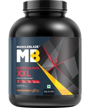 MUSCLEBLAZE SUPER XXL, FOR MUSCLE WEIGHT GAINERS/MASS GAINERS(2 KG, CO