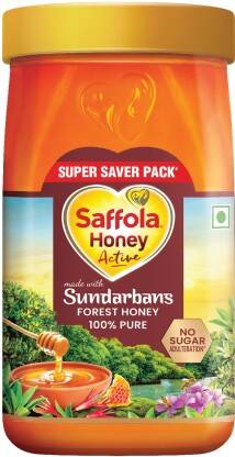 SAFFOLA HONEY ACTIVE, MADE WITH SUNDARBAN FOREST, 100% PURE(1.2 KG)