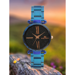 Swiss Design Women Textured Dial & Metal Straps Analogue Watch SDWatch