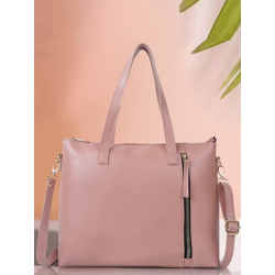 DRESSBERRY PINK STRUCTURED SHOULDER BAG