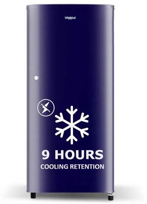 WHIRLPOOL 184 L DIRECT COOL SINGLE DOOR 2 STAR REFRIGERATOR(SOLID BLUE