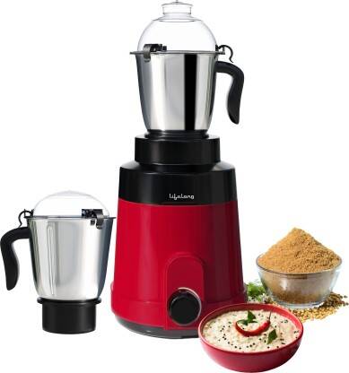 LIFELONG HULK 1200 W MIXER GRINDER(LLMG1000 | 2 JARS | BLACK)