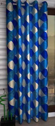 Styletex 152 cm (5 ft) Polyester Semi Transparent Window Curtain Singl