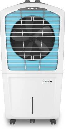 HAVELLS 95 L Desert Air Cooler(White - Blue, Kace 95)
