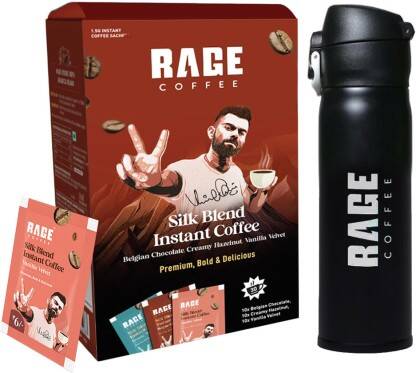 RAGE Silk Sachets 1.5g x 30 - Belgian Chocolate, Creamy Hazelnut, Vani