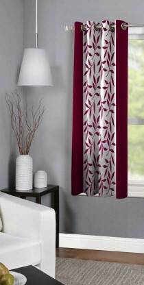 Panipat Textile Hub 150 cm (5 ft) Polyester Semi Transparent Window Cu