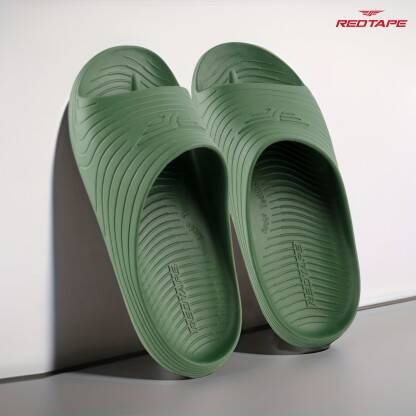 MEN SLIDES(OLIVE , 7)