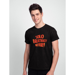 Bewakoof Men Black Typography Printed T-shirt