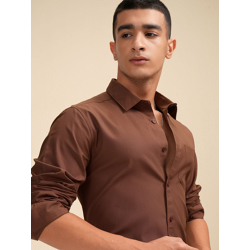 HIGHLANDER Men Slim Fit Opaque Casual Shirt