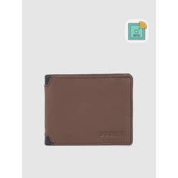 Ducati Men Leather Two Fold Wallet With RFID