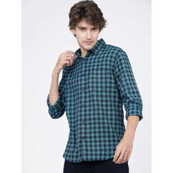 Slim Fit Checked Casual Shirt