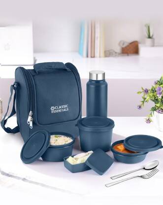 Classic Essentials Supreme Microwave Safe Set of 5 with Bottle|Bag & C