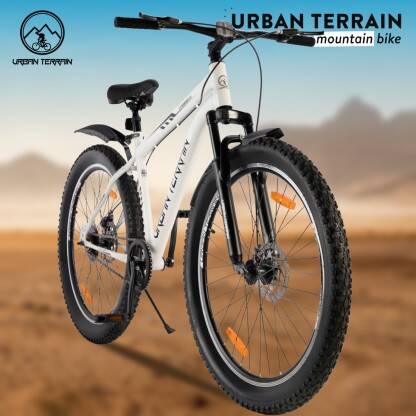 Urban Terrain Bolt Cycles for Men with Steel Frame & Dual Disc Brake M