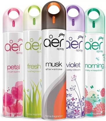 Godrej Aer PETALCRUSHPINK, FRESHLUSHGREEN, MUSKAFTERSMOKE, VOILETVELLY