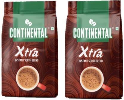 CONTINENTAL XTRA Instant Coffee(2 x 200 g, Chicory Flavoured)